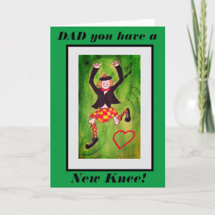 Nouveau Knee Highland carte de danseur papa