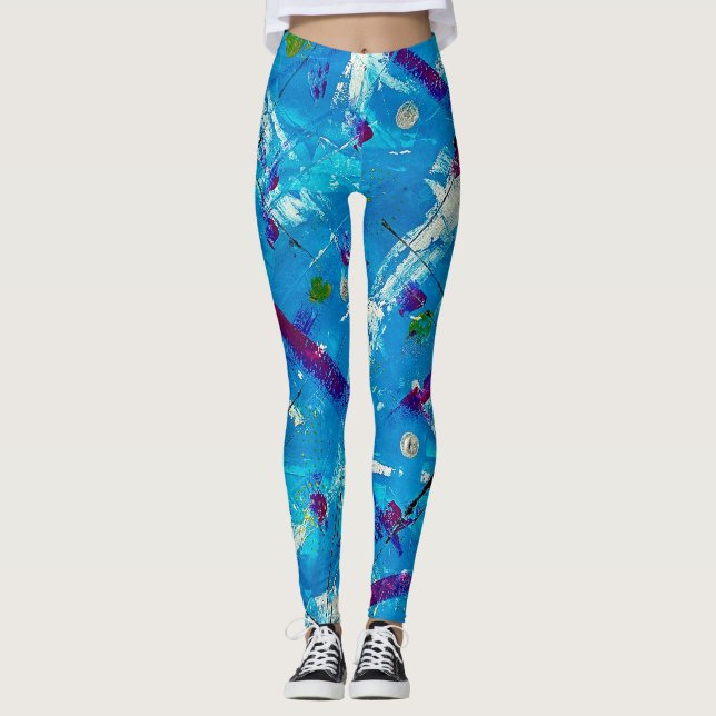 Nouveau Leggings de la chaîne de lune (Devant)