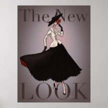 Nouveau look Fashion Poster