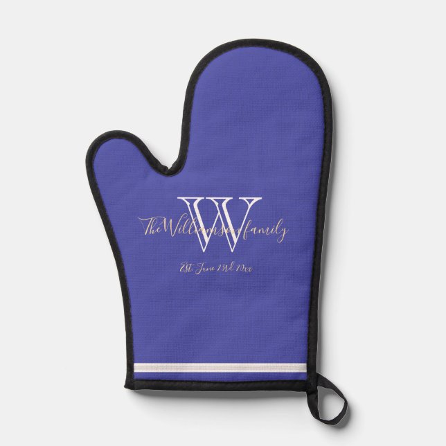 Nouveau-mariés Cadeau Monogramme Nom de famille Ch (Recto)