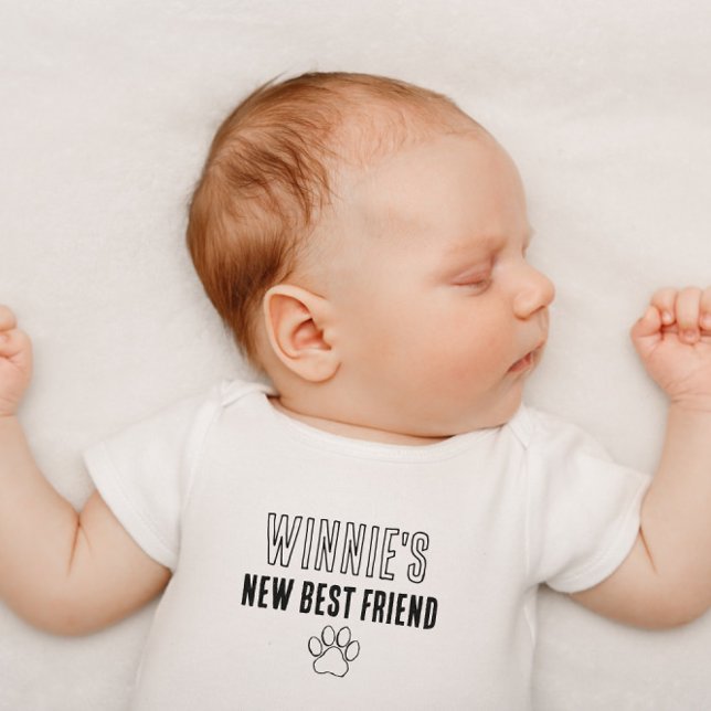 Nouveau Meilleur Ami Nom du Chien Nom de l'Animal  (Créateur téléchargé)