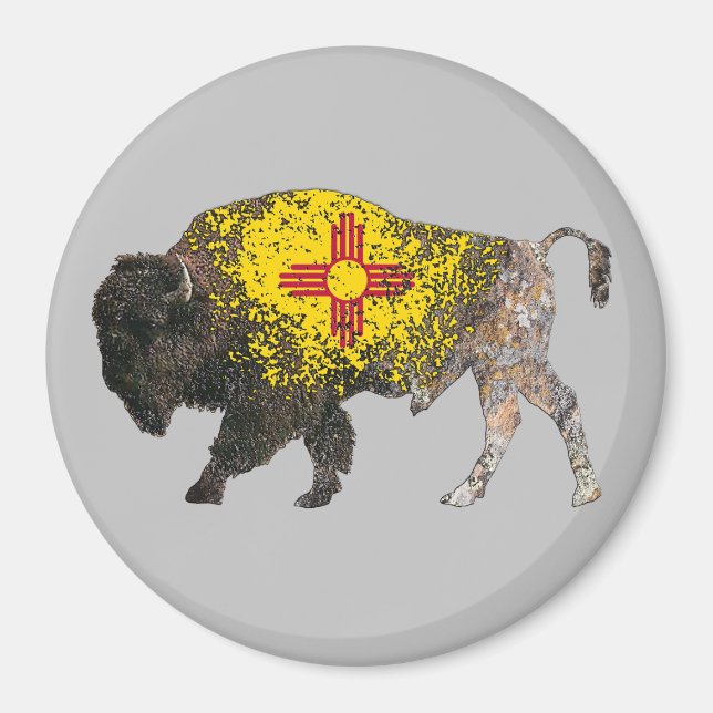 Nouveau-Mexique Buffalo Spirit Magnet (Devant)