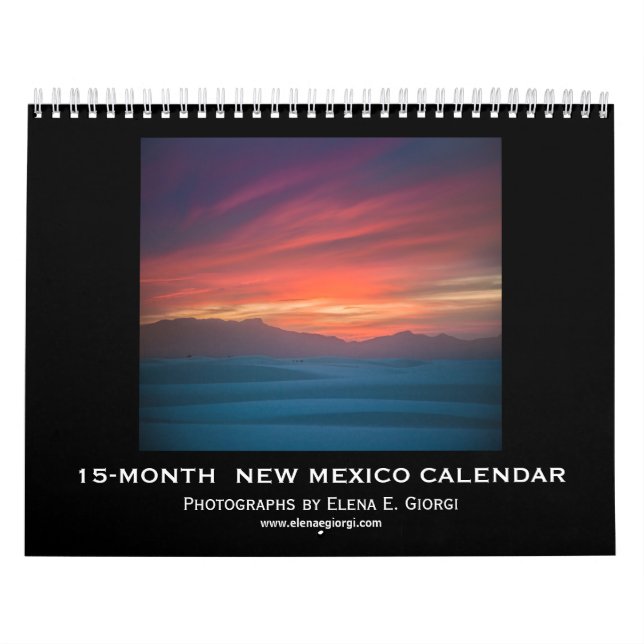 Nouveau-Mexique Calendrier de 15 mois, 2019-2020 (Protection)