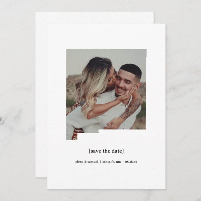 Nouveau-Mexique Enregistrer la date Carte photo (Devant / Derrière)