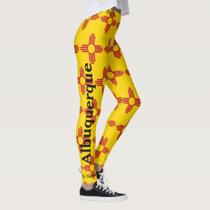 Nouveau-Mexique Père Noël Fe Leggings Running Pa