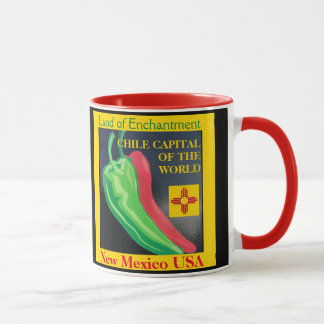 Nouveau-Mexique Rouge ou Vert Chili Coffee Cup Mug