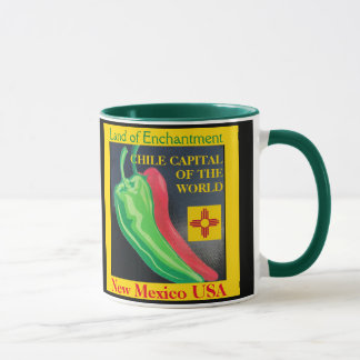 Nouveau-Mexique Rouge ou Vert Chili Coffee Cup Mug