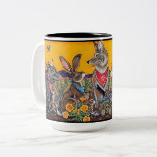 Nouveau-Mexique Sud-Ouest Faune Colorée Mug amusan