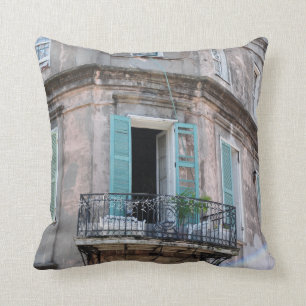 Nouveau-Orléans French Quarter Balcony Coussin pho