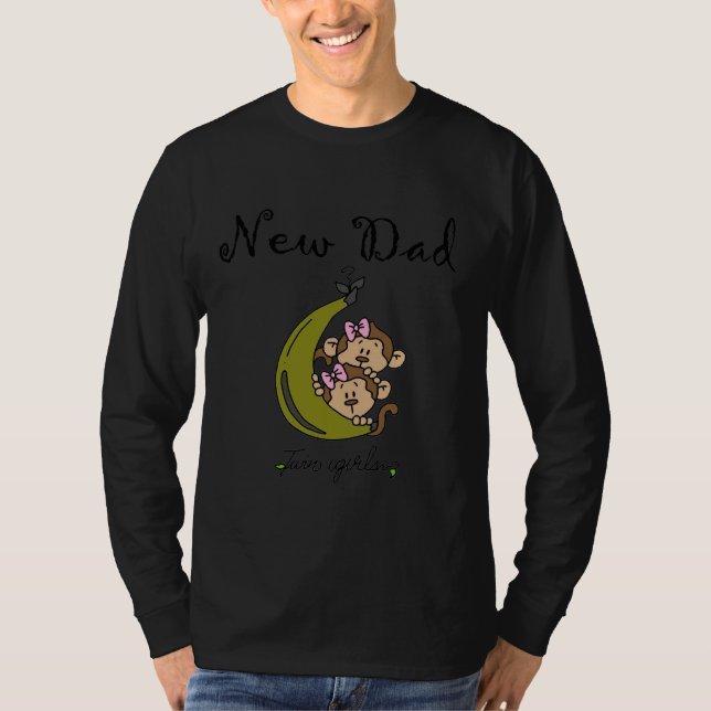 Nouveau papa de Twin Girls Tshirts et cadeaux (Devant)