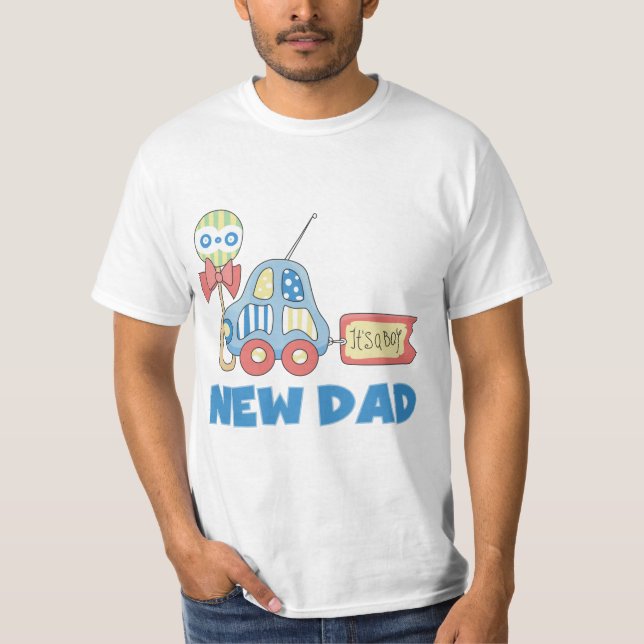 Nouveau papa de voiture c'est T-shirts et cadeaux (Devant)