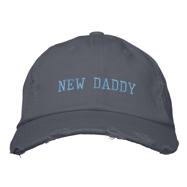 Nouveau papa Distressed Chino Twill Casquette (Devant)