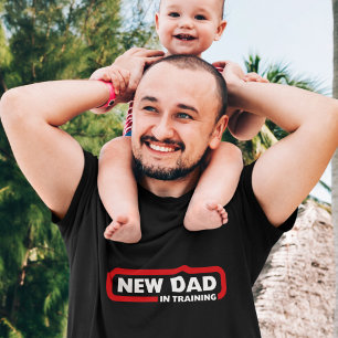Nouveau papa en formation - Funny T-shirt noir