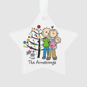 Nouveau Parents Baby Girl, Cat Holiday Ornement