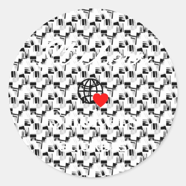 Nouveau personnalisation Stickers Logo Texte (Devant)