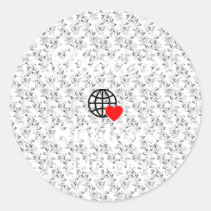 Nouveau personnalisation Stickers Logo Texte