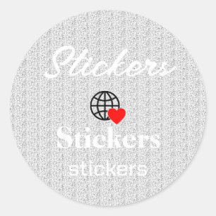 Nouveau personnalisation Stickers Logo Texte