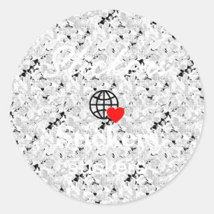 Nouveau personnalisation Stickers Logo Texte