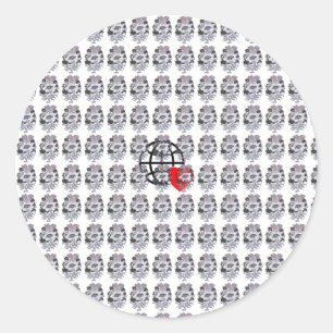 Nouveau personnalisation Stickers Logo Texte