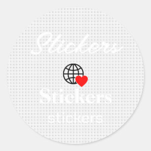 Nouveau personnalisation Stickers Logo Texte