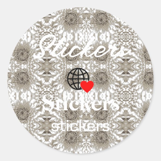 Nouveau personnalisation Stickers Logo Texte (Devant)