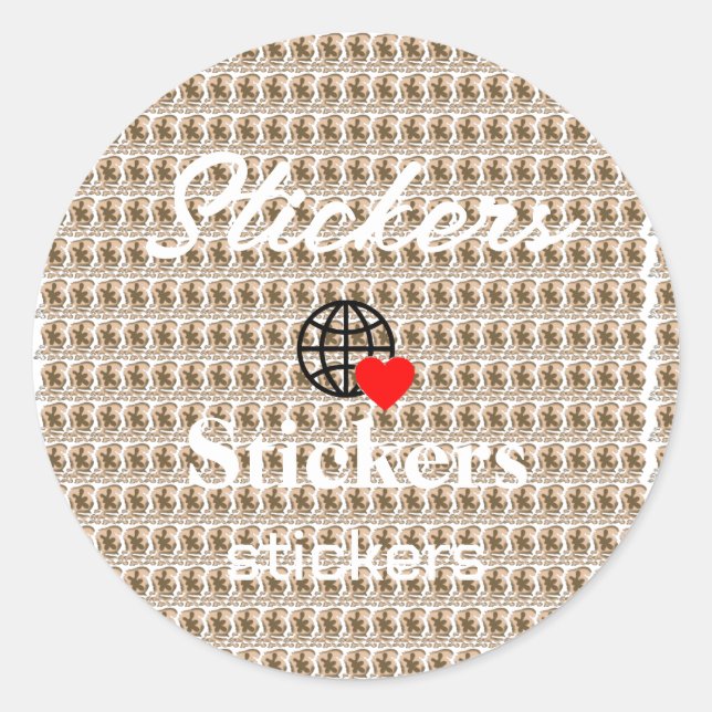 Nouveau personnalisation Stickers Logo Texte (Devant)
