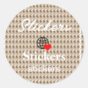 Nouveau personnalisation Stickers Logo Texte