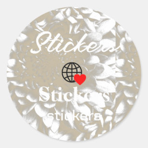 Nouveau personnalisation Stickers Logo Texte