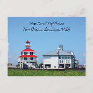 Nouveau phare de Canal Louisiane Carte postale