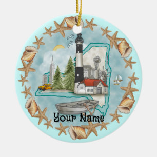 Nouveau phare de coquilles de York Ornement