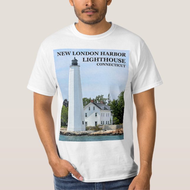 Nouveau phare de port de Londres, T-shirt de CT (Devant)