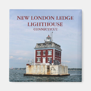 Nouveau phare London Ledge, Connecticut Magnet