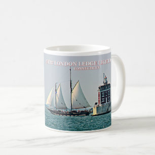 Nouveau phare London Ledge, Connecticut Mug