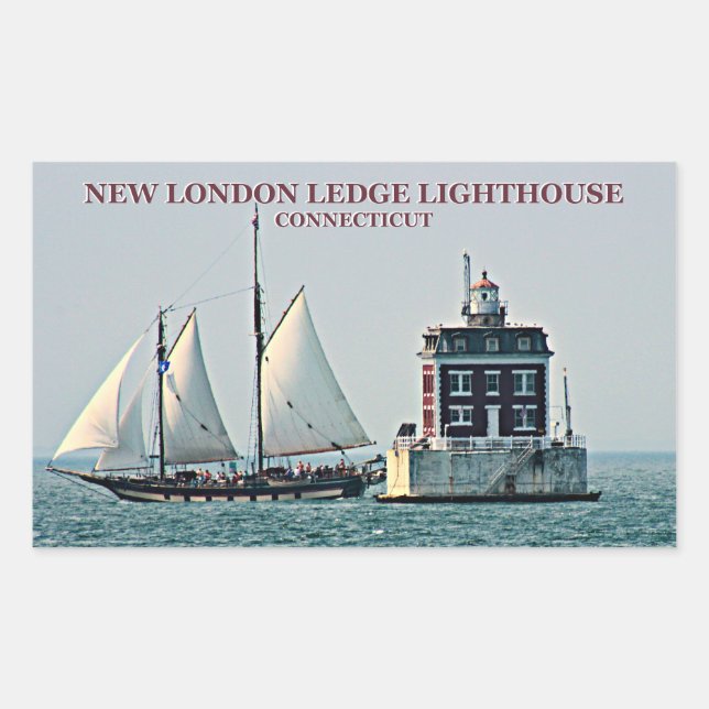 Nouveau phare London Ledge, Connecticut Stickers (Devant)