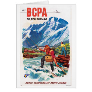 Nouveau Poster vintage néo-zélandais restauré