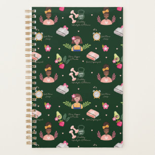 Nouveau Résolutions du Nouvel An Girly Illustra