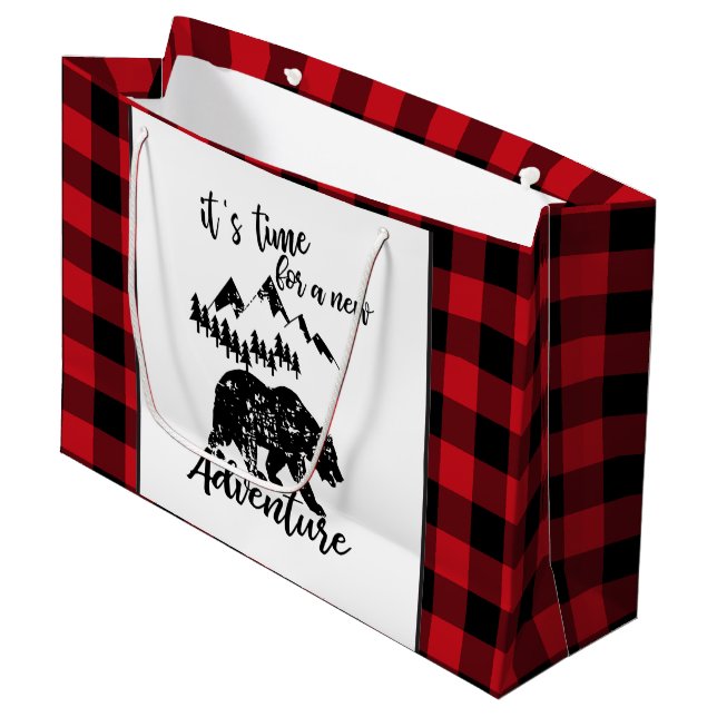 Nouveau sac de fête d'ours noir aventure (Devant Angle)