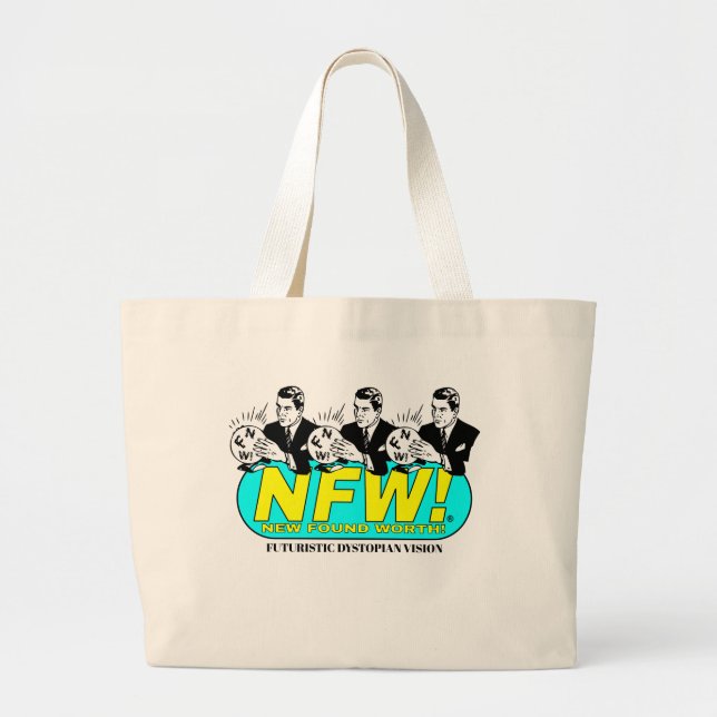 NOUVEAU Sac fourre-tout "FUTURISTIC DYSTOPIA" QUI  (Devant)