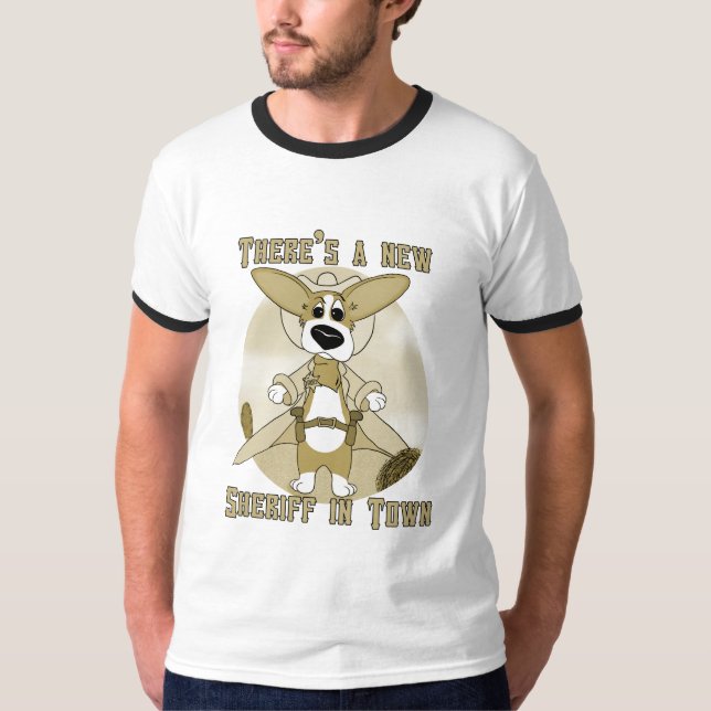 Nouveau shérif dans le T-shirt de ville (Devant)