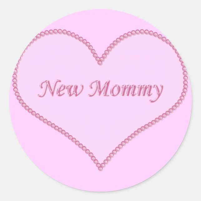 Nouveau Stickers Maman, Rose (Devant)