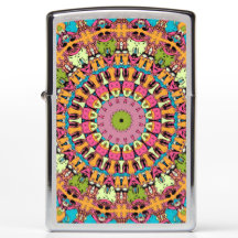 Nouveau style graphique Kaleidoscope Zippo Lighter