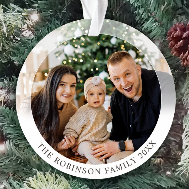 Nouveau style moderne double face deux photo perso (Double sided, two photo. )