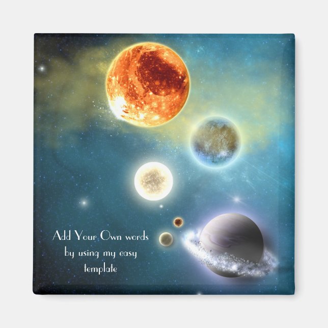 Nouveau système solaire Magnet (Devant)