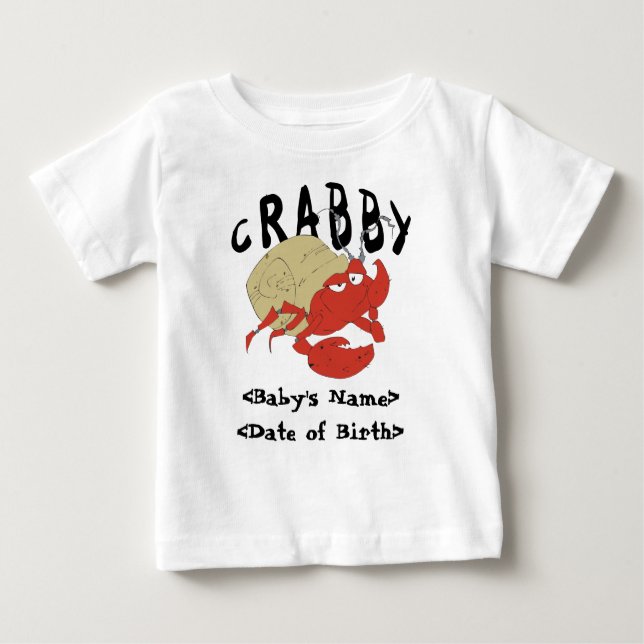 Nouveau T-shirt désagréable personnalisé de bébé (Devant)