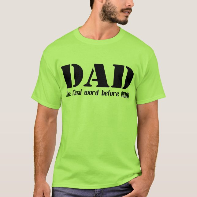 Nouveau T-shirt drôle de papa (Devant)