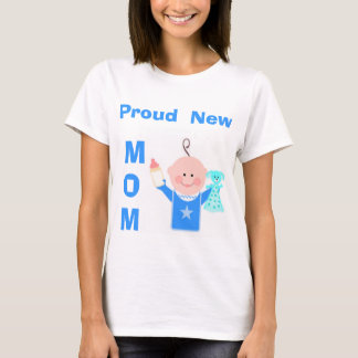 Nouveau T-shirt fier de maman (bébé)
