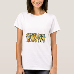 Nouveau T-Shirt Graphique Vache Odeur d'Argent