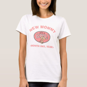 Nouveau T-shirt personnalisé de bébé de maman