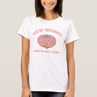 Nouveau T-shirt personnalisé de bébé de maman