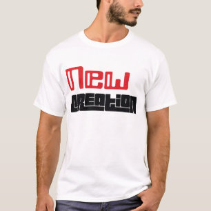 Nouveau T-shirt (rouge et noir) de création